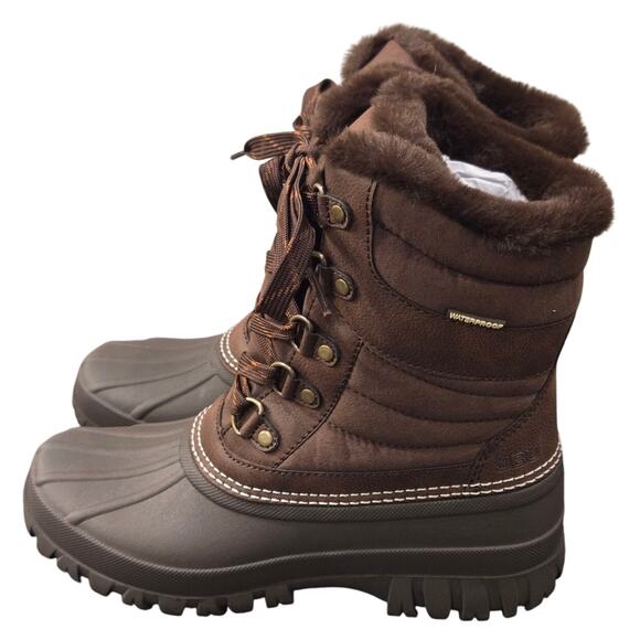 JBU by Jambu Casey Waterproof Slip Resistant Boot Brown Womens Size 6 NIB - Picture 1 of 11